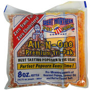 ALL-IN-ONE Pre-Packaged Popcorn Kits (serves 25-50) ALL-IN-ONE Pre-Packaged Popcorn Kits (serves 25-50)